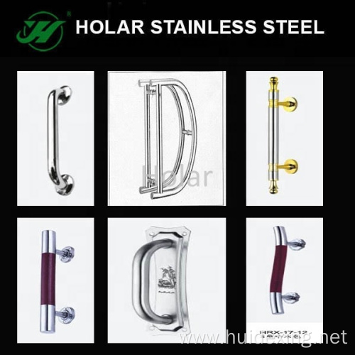 stainless steel glass door pull handle